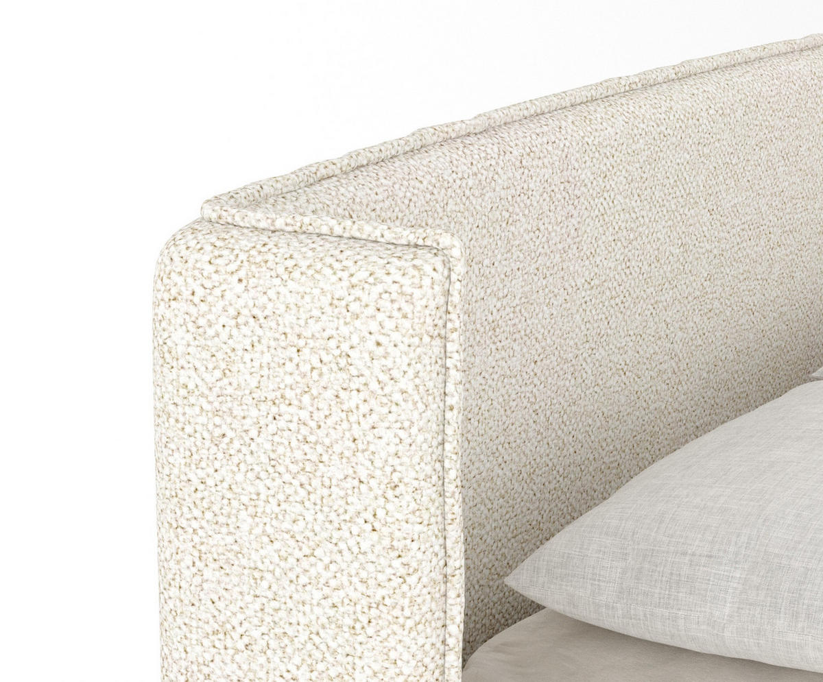BOXSPRINGBETT Carizzo Creme 160/200 cm mit Matratze und Topper - Creme/Naturfarben, Holz/Holzwerkstoff (160/200cm) - Maison de Reve