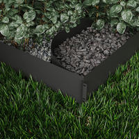 RASENKANTE Anthrazit 100 x 18 cm 20 Meter - Anthrazit, Metall (100/18/0.7cm) - Vicco