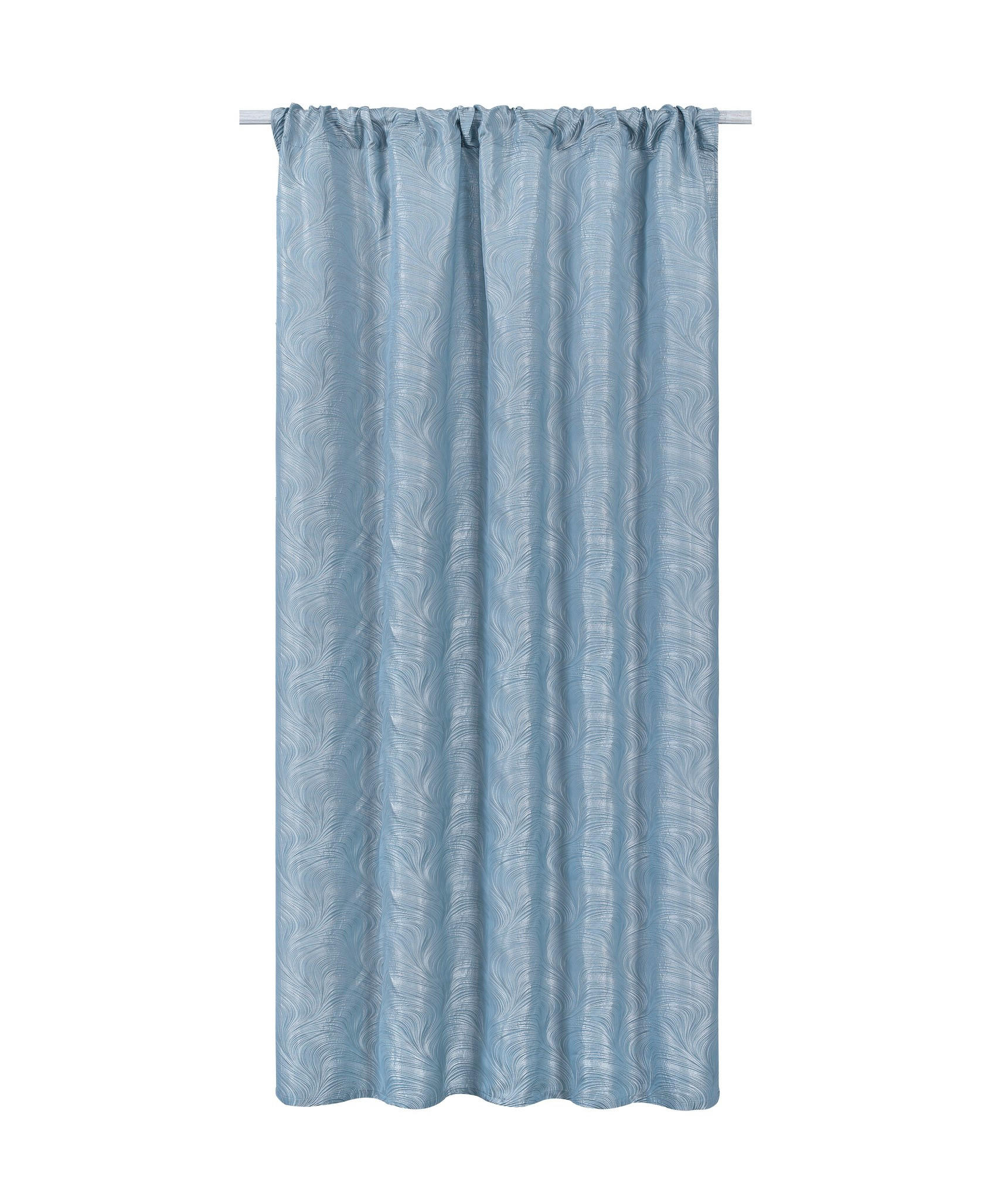 VORHANG Floah - Blau, Textil (140/1/250cm) - home&you
