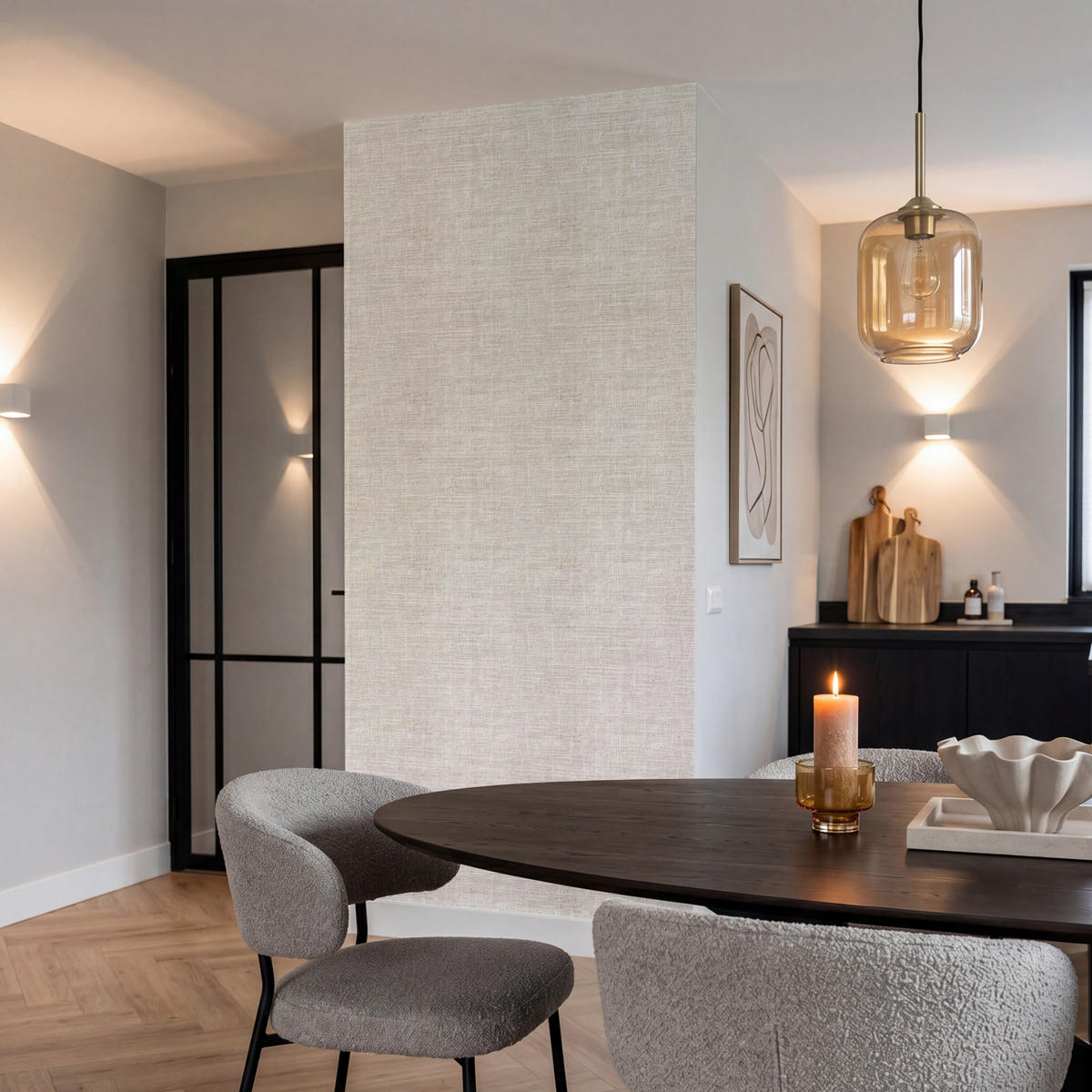 TAPETE - Leinen - Textur - Beige - 100x200 cm - Creme, Papier (100/200cm) - OnlyWow