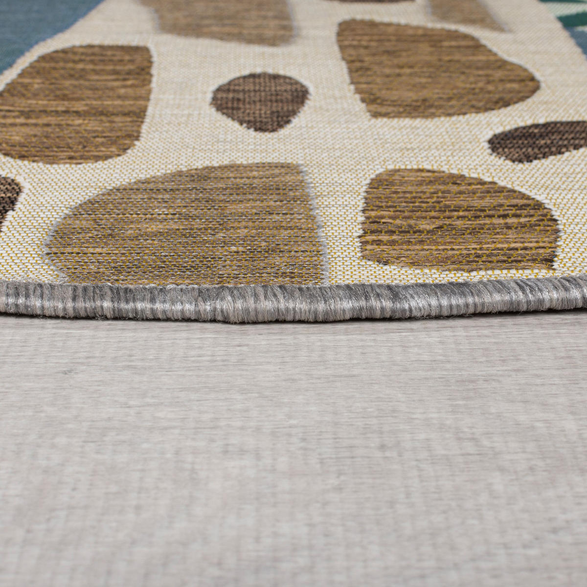 TEPPICH Outdoor Tier-Design, Giraffe, kindgerecht YEALM VINCE - Grün, Textil (160/160cm) - KADIMA DESIGN