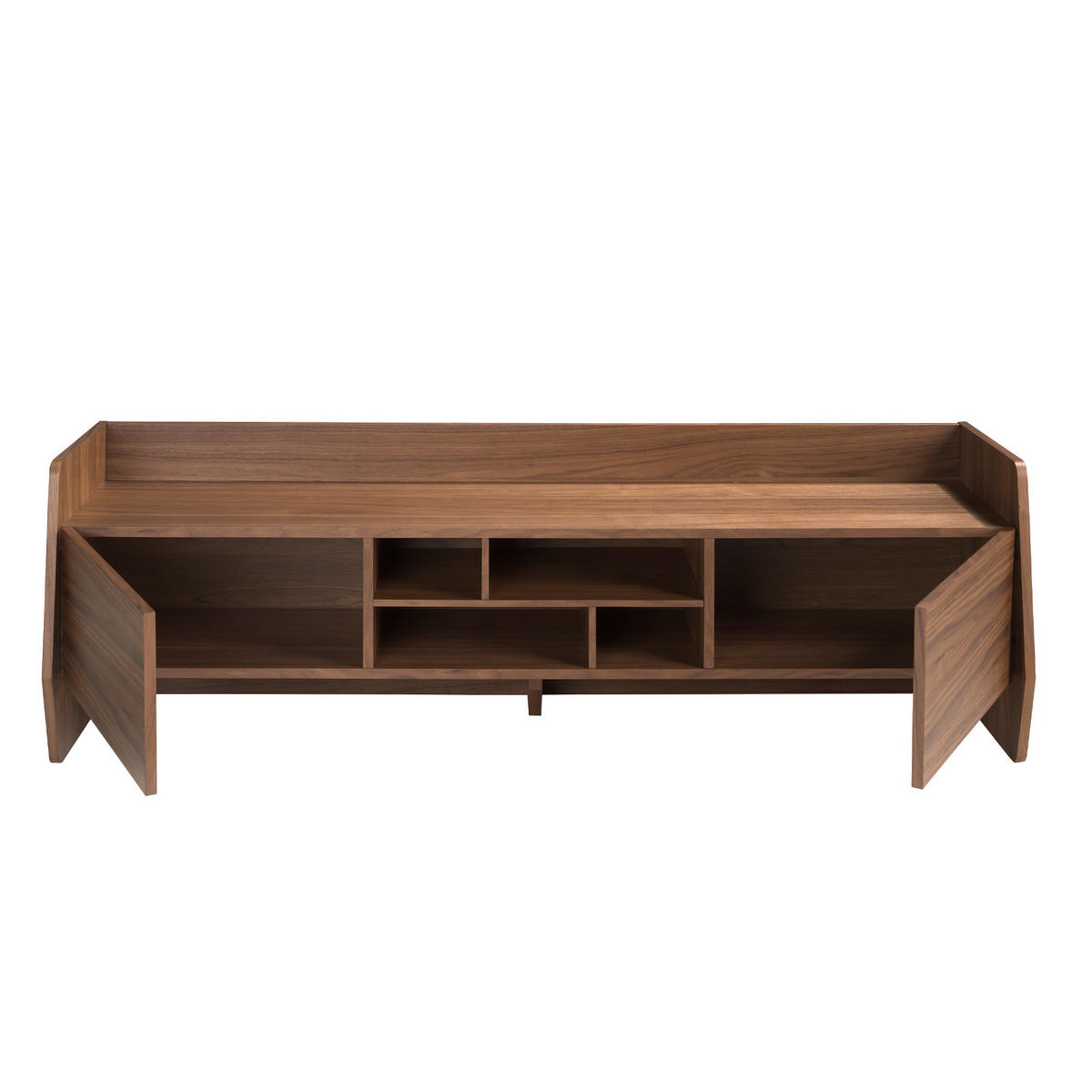 TV-ELEMENT Rechteckig Walnuss 180/45/56 - Walnussfarben, Holz (180/56/45cm) - ANGEL CERDA