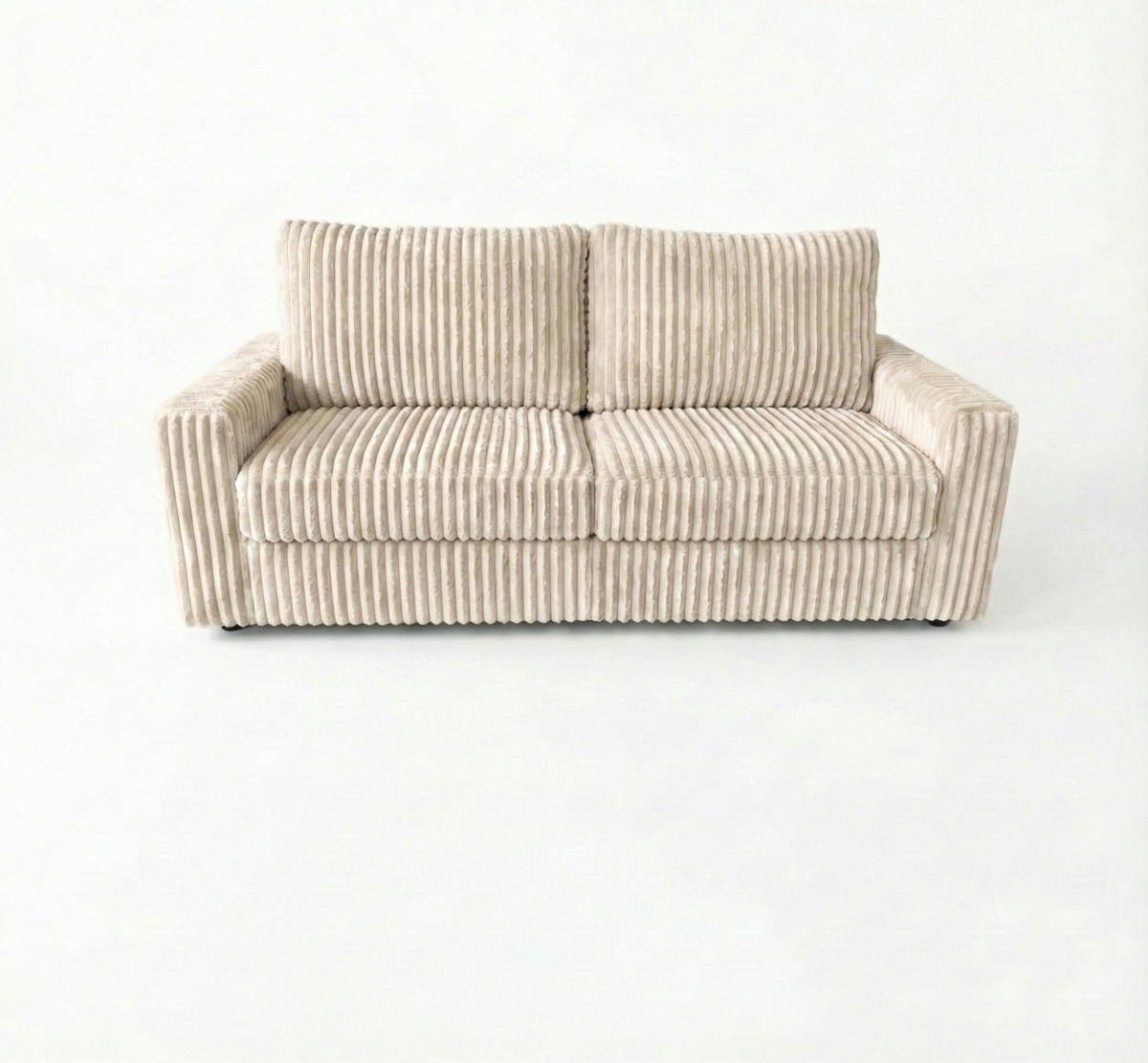 SCHLAFSOFA Siena, sofa mit Bettfunktion, 160x200, Creme - Sandfarben, Textil (200/81/100cm) - AN-Moebel 4u
