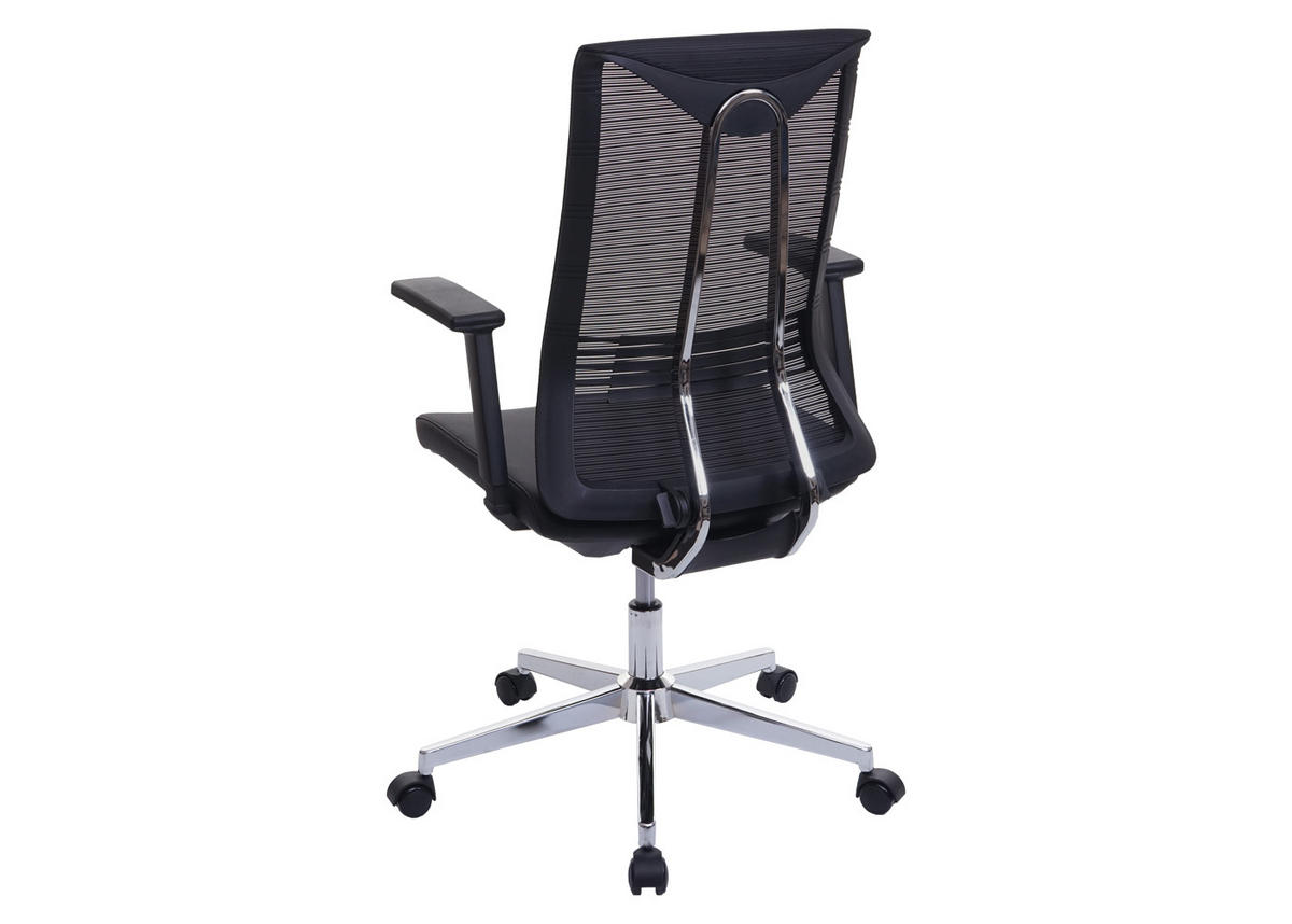 BÜROSTUHL Schwarz - Schwarz, Textil (65/110/66cm) - MCW