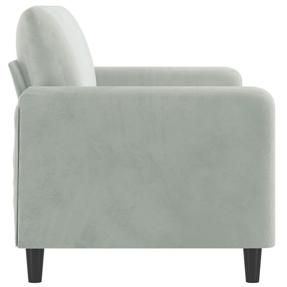2-SITZER-SOFA Creglingen - Grau, Naturmaterialien (158/77/80cm) - Nettlife