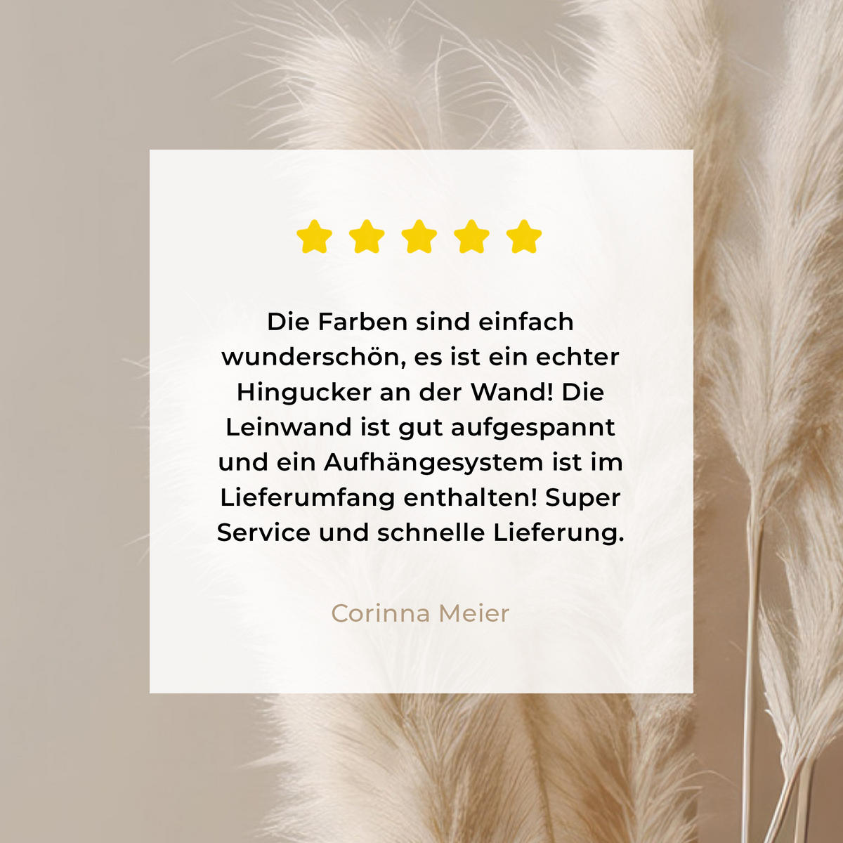 LEINWANDBILD Pampasgras - Federn - Pastell - Weiß 30x40 cm - Naturfarben, Textil (30/40cm) - MuchoWow