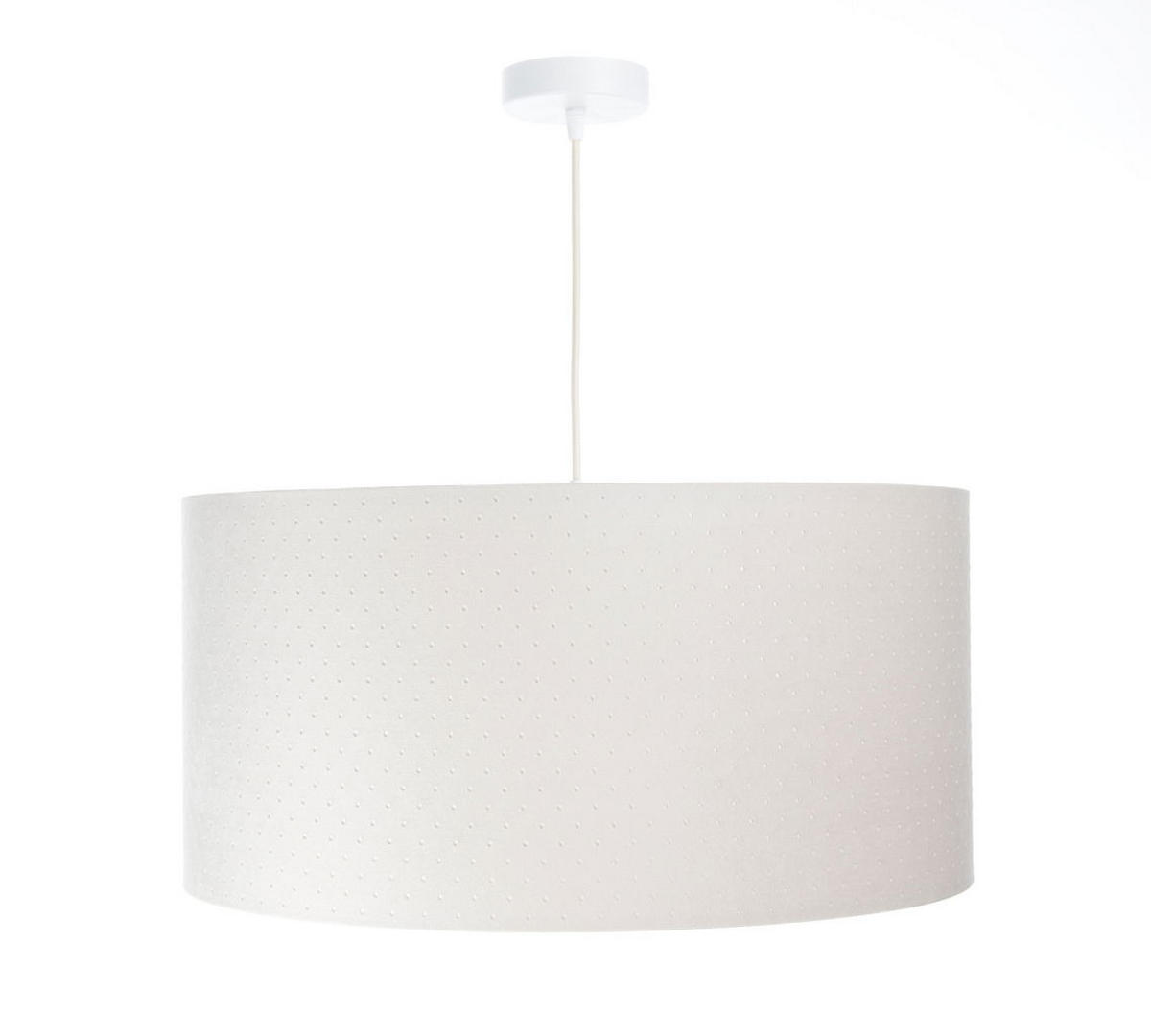 HÄNGELEUCHTE Weiß 60/30 cm - Beige/Weiß, Kunststoff (60/1.1/30cm) - ONZENO