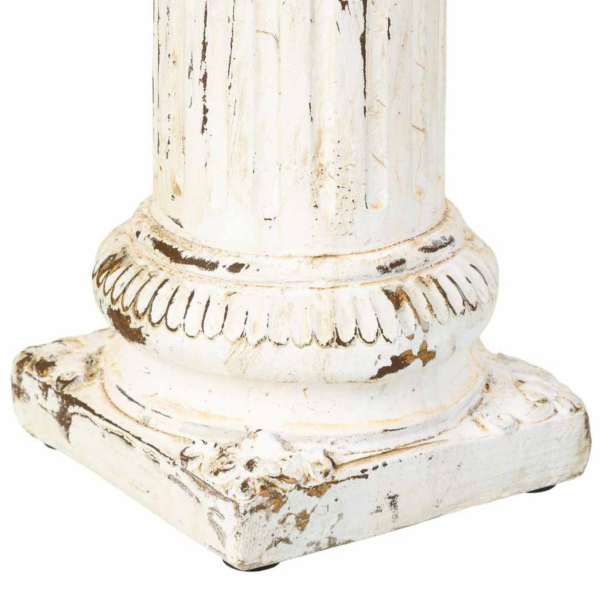 SÄULE 12x12x32cm - Weiß, Stein (12/31.5/12cm) - Wanderlust