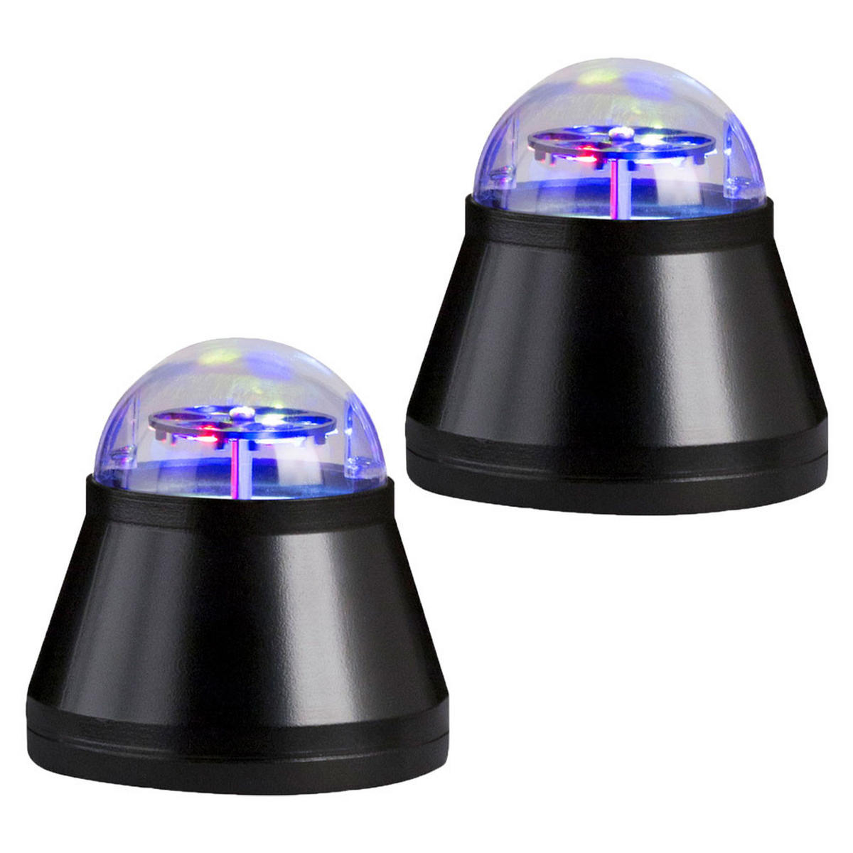 LED TISCHLEUCHTE Kunststoff Schwarz - Schwarz, Kunststoff (10/10/10.5cm) - Wofi