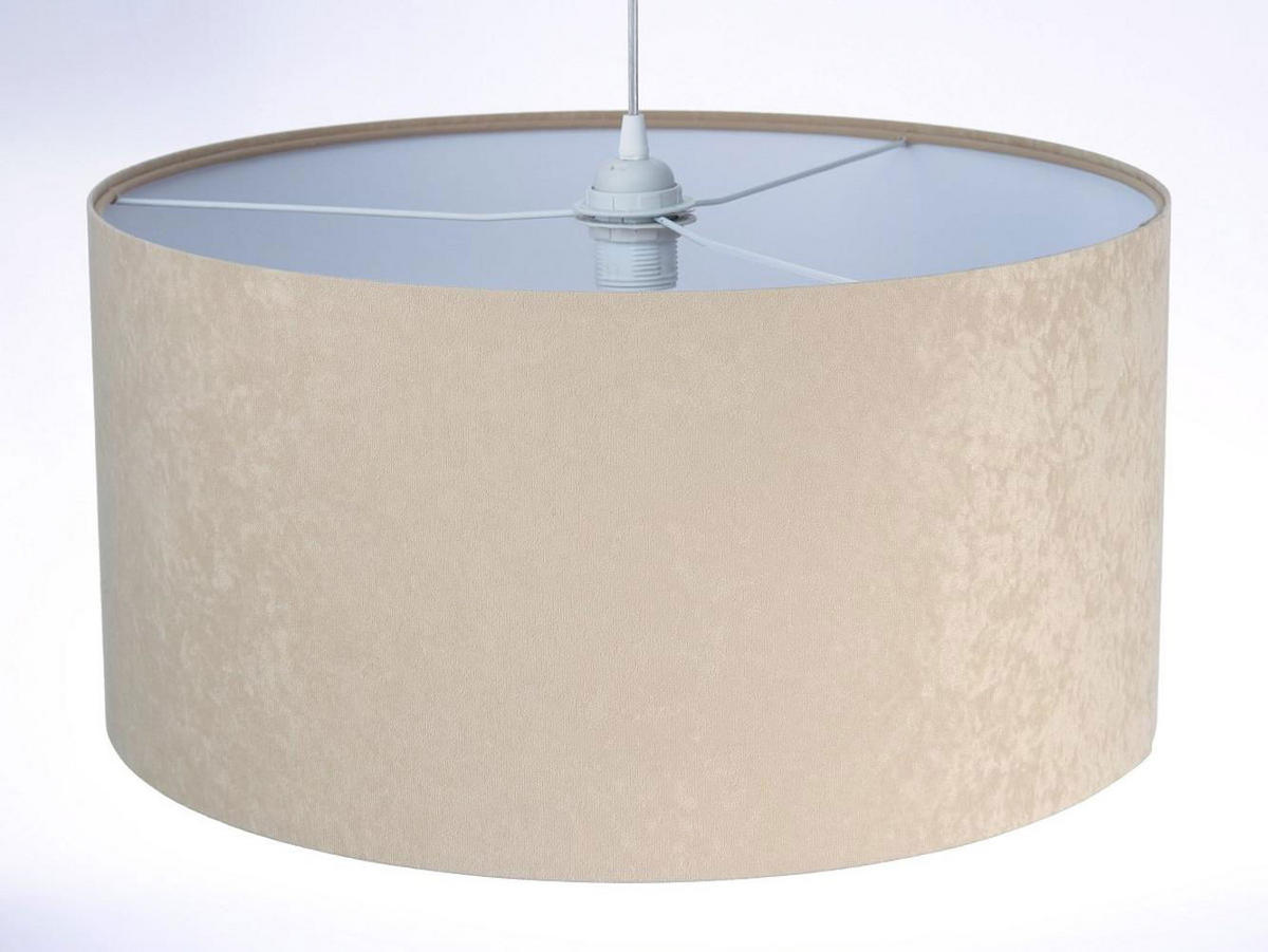 HÄNGELEUCHTE Weiß 60/30 cm - Beige/Weiß, Kunststoff (60/1.1/30cm) - ONZENO