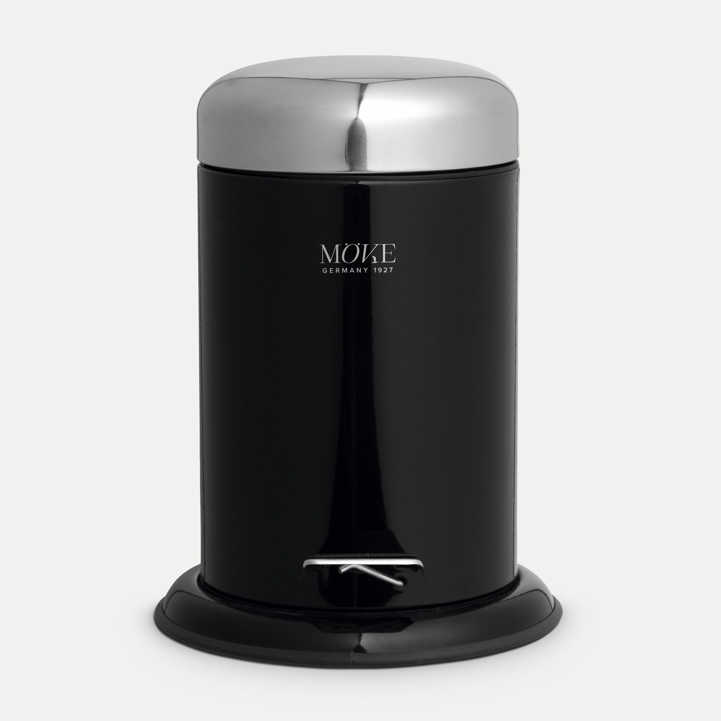 TRETEIMER PUSH - Schwarz, Metall (22/30/22cm) - MÖVE