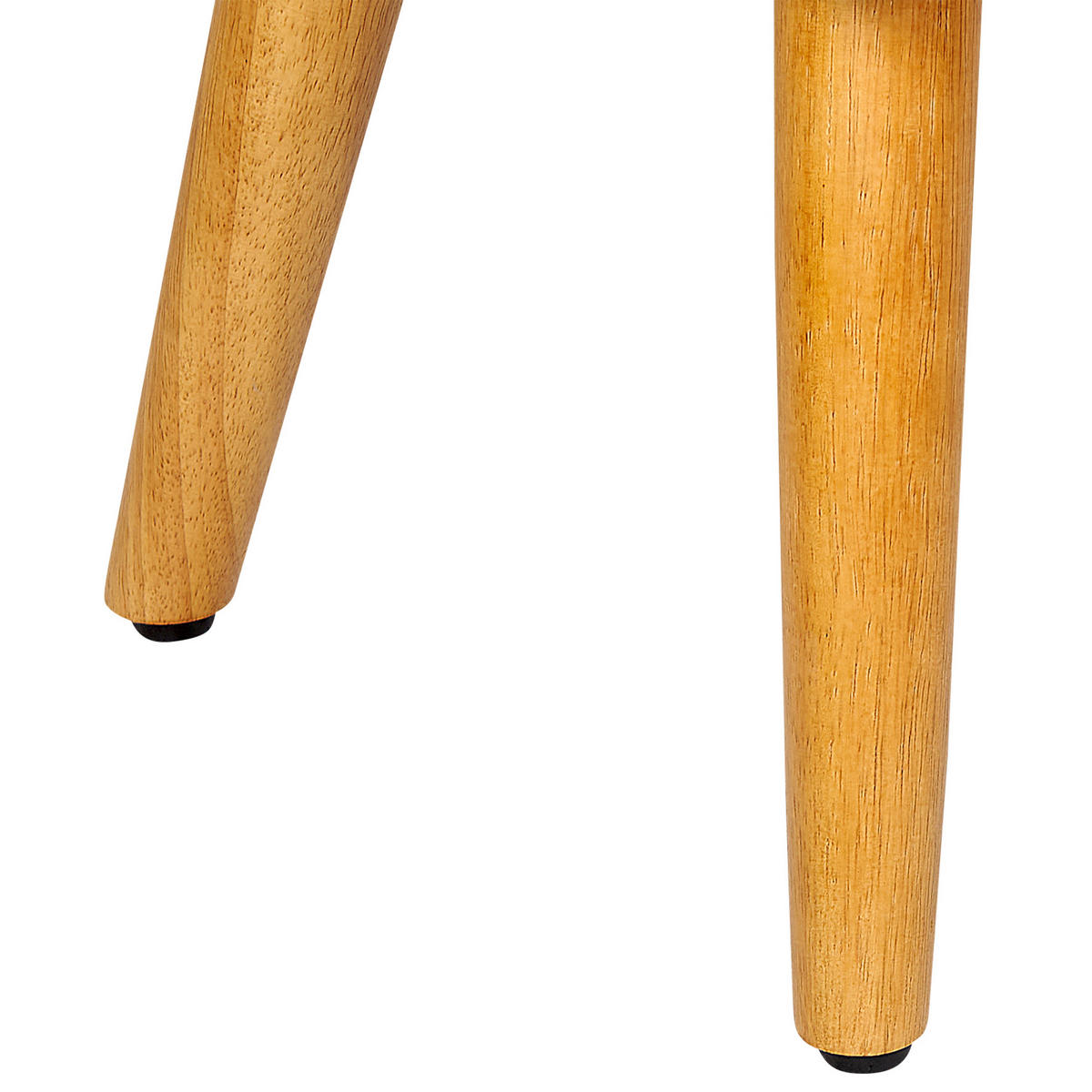 HOCKER Takoma 30/50/35 cm - Weiß, Textil (50/35/30cm) - Beliani