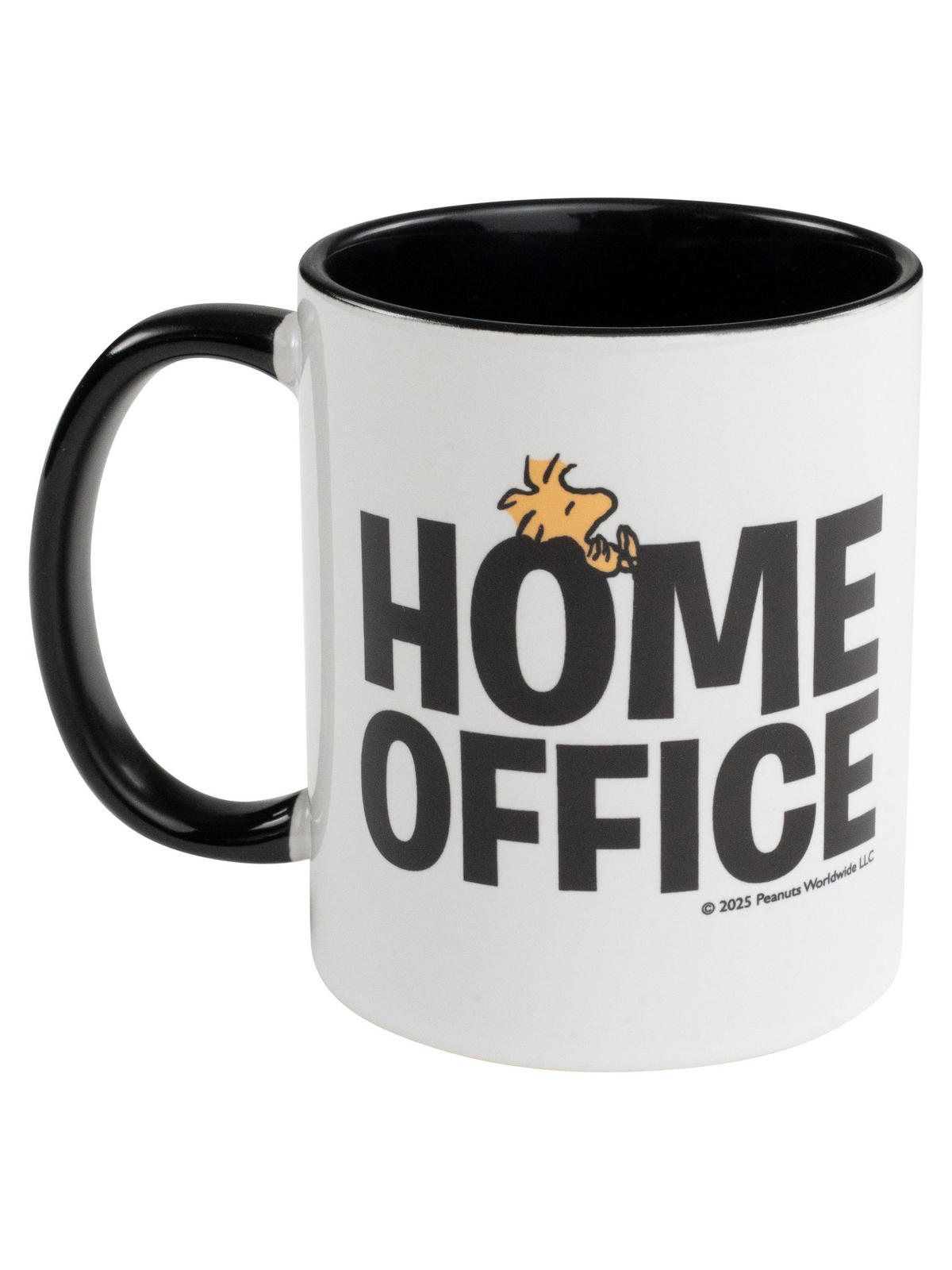 KAFFEEBECHER The Peanuts Snoopy Home Office Schwarz/Weiß 320 ml - Multicolor, Keramik (0.32L) - United Labels