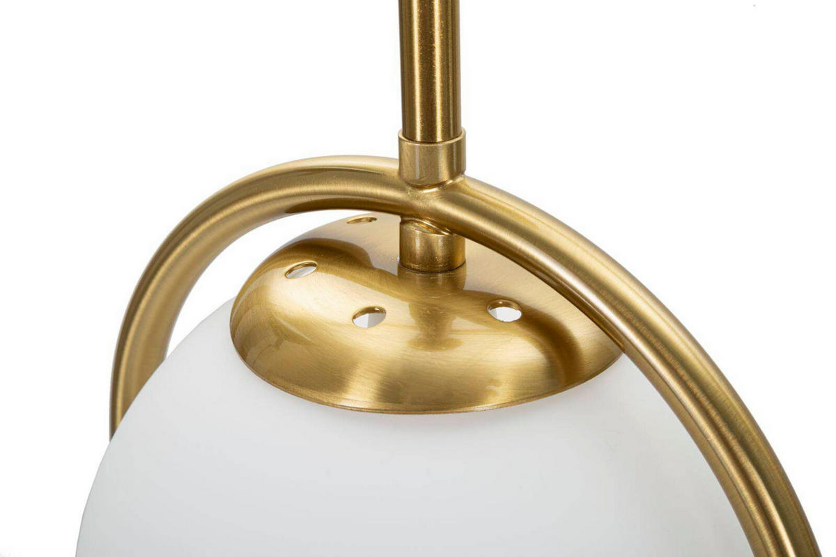 TISCHLEUCHTE Glamy Arc 50 cm - Goldfarben, Metall (21/21/50cm) - Mauro Ferretti