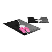 BADGARNITUR 2-teilig - Multicolor, Textil (80/50cm) - Relaxdays
