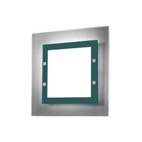 DECKENLEUCHTE - Blau, Metall (41/41/6cm) - Lumicom