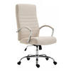 CHEFSESSEL Stoff Creme - Creme, Textil/Metall (60/110/68cm) - CLP