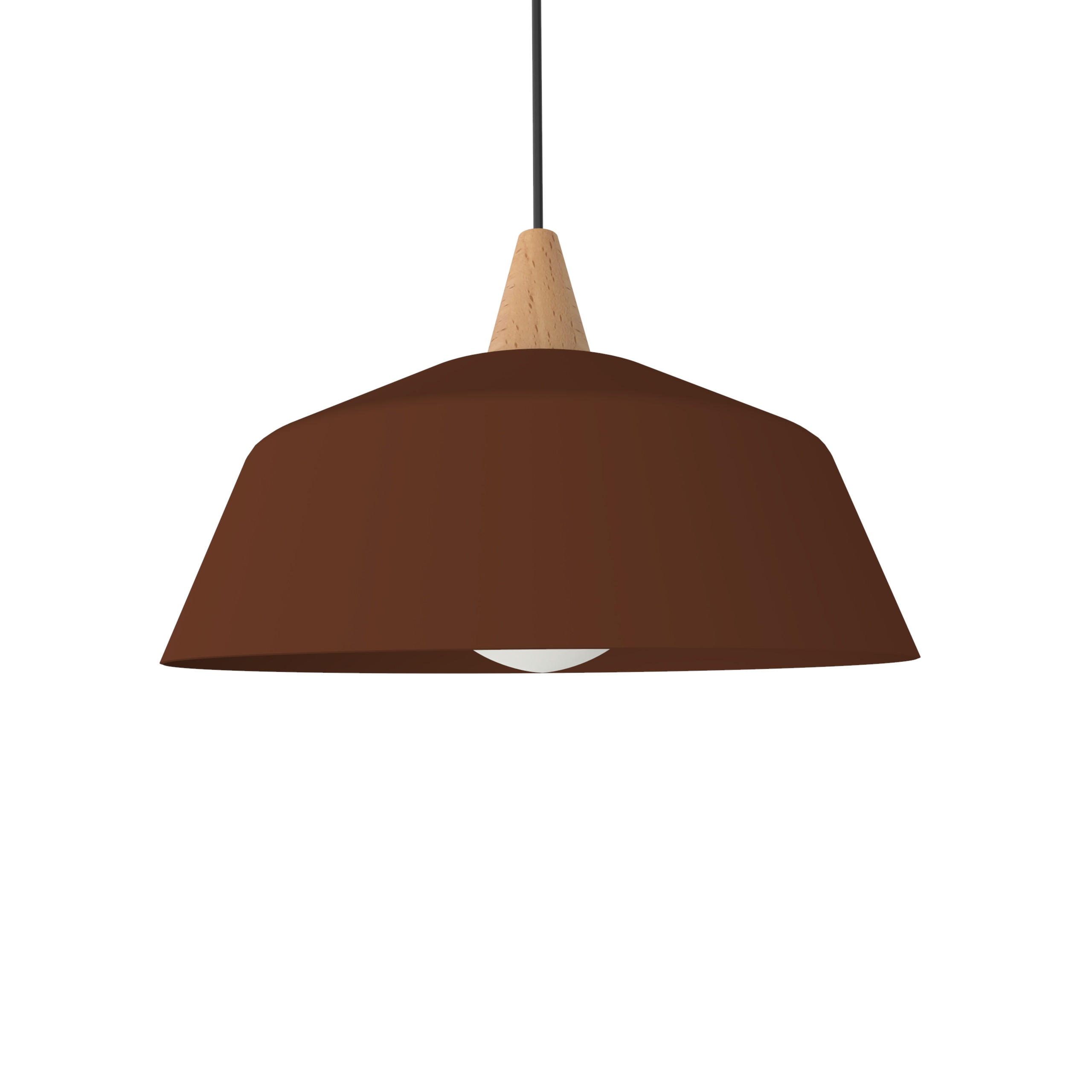 HÄNGELEUCHTE - Dunkelbraun, Metall (35/35/13cm) - Lumicom