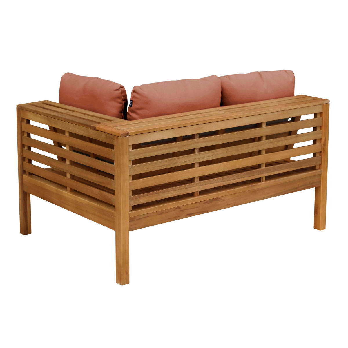 GARTENLOUNGE, Rot - Rot, Holz (120/63/80cm) - Oviala