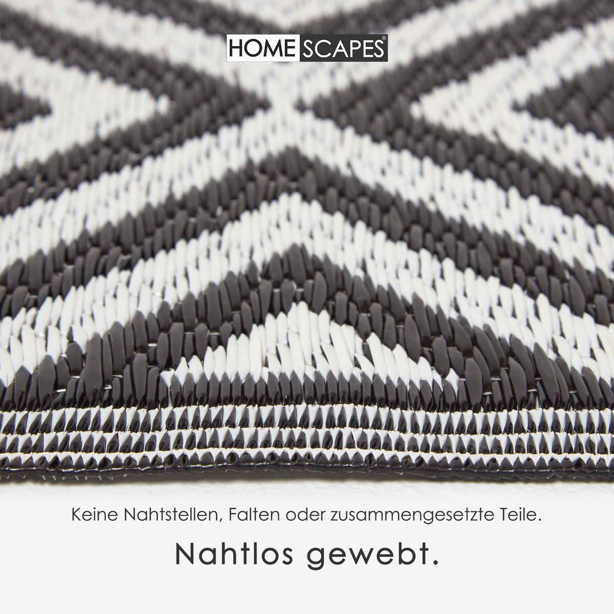 OUTDOORTEPPICH geometrisch gemustert 120/186 cm - Multicolor, Kunststoff (120/186cm) - Homescapes