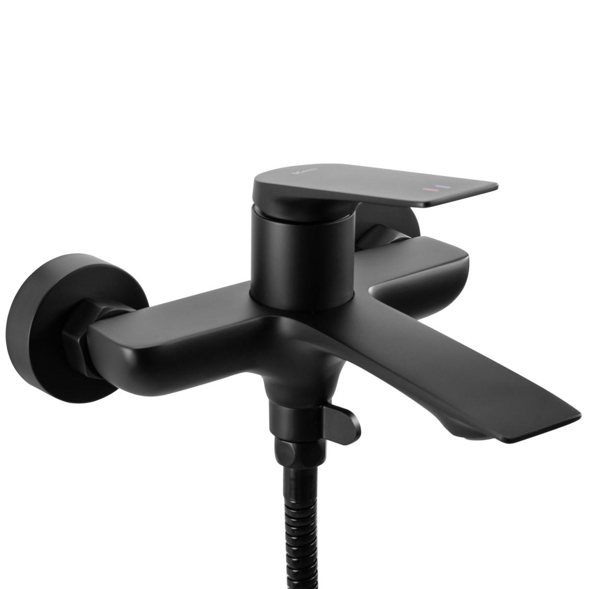 WANNENARMATUR Rea Avalon Black - Schwarz, Metall (18.5/11.5/18.5cm) - REA