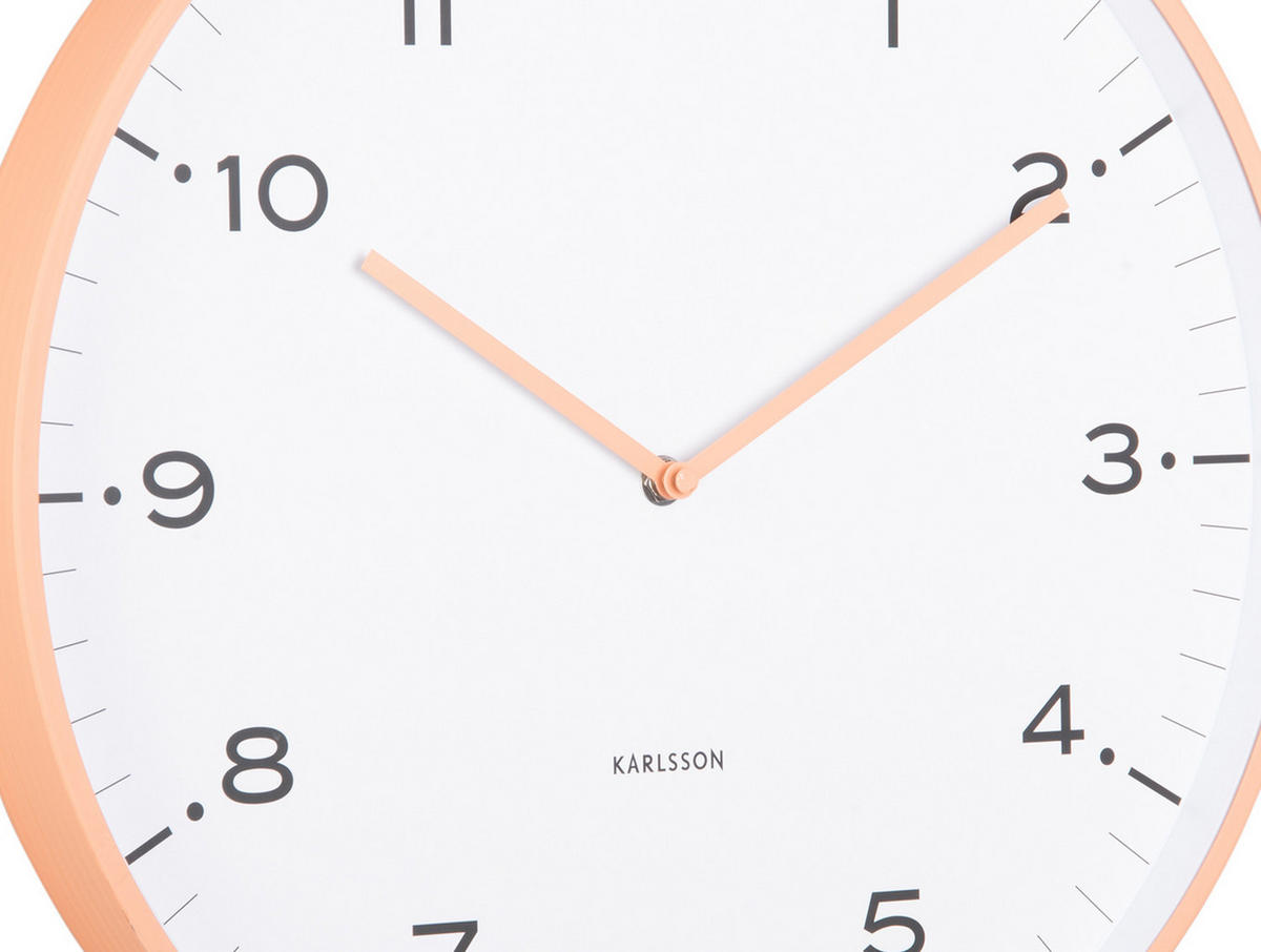 WANDUHR Circus Rings Ø40 cm - Orange, Metall (40/1/40cm) - Karlsson