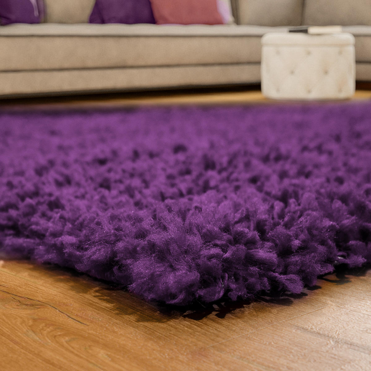 HOCHFLORTEPPICH 200/280 cm Sky 250 - Lila, Textil (200/280cm) - Paco Home