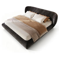 POLSTERBETT 160/200 cm in Grau Chenille mit Lattenrost und Kopfteil - Grau, Holzwerkstoff/Textil (160/200cm) - CHICFURN