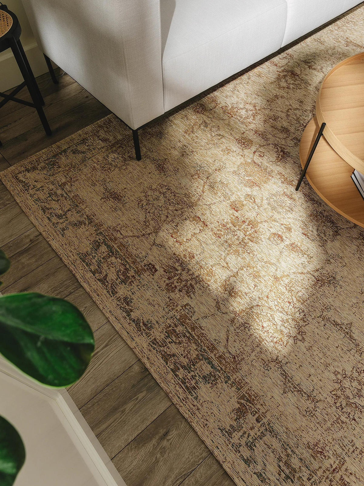 FLACHGEWEBETEPPICH Frencie Beige 120x180 cm - Beige, Textil (120/180cm) - benuta Nest