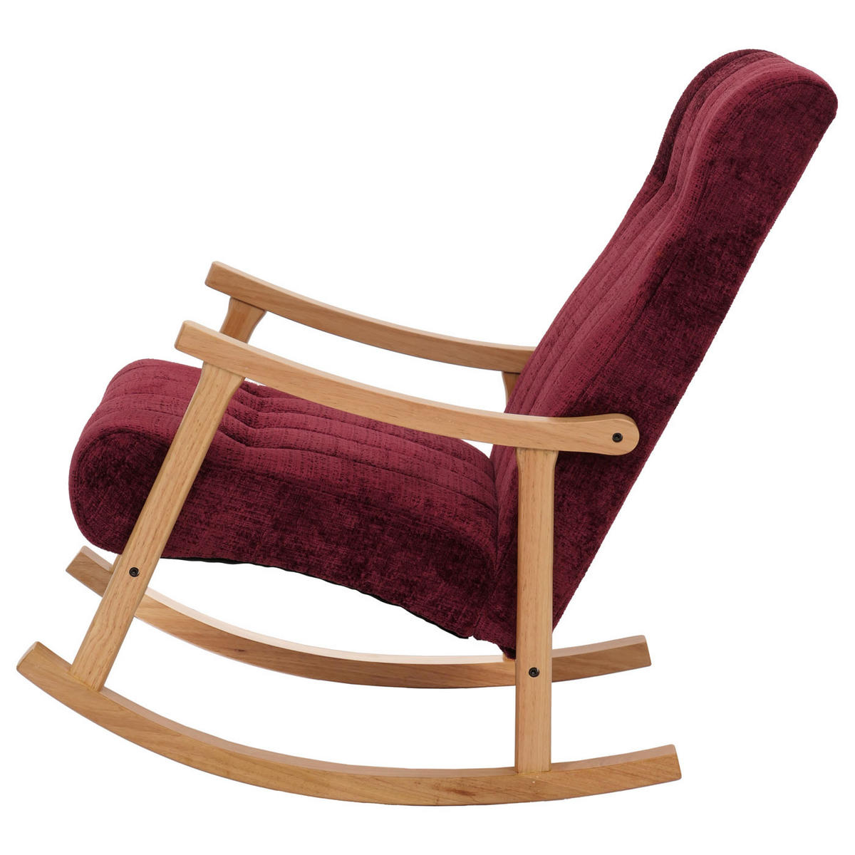 SCHAUKELSTUHL Bordeaux - Bordeaux, Textil (64/97/85cm) - MCW