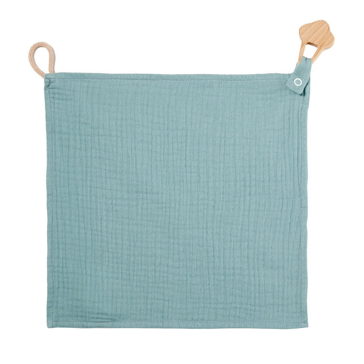 KUSCHELTUCH Musselin Eis Mint - Mintgrün, Textil (30/1/30cm) - nordic coast company