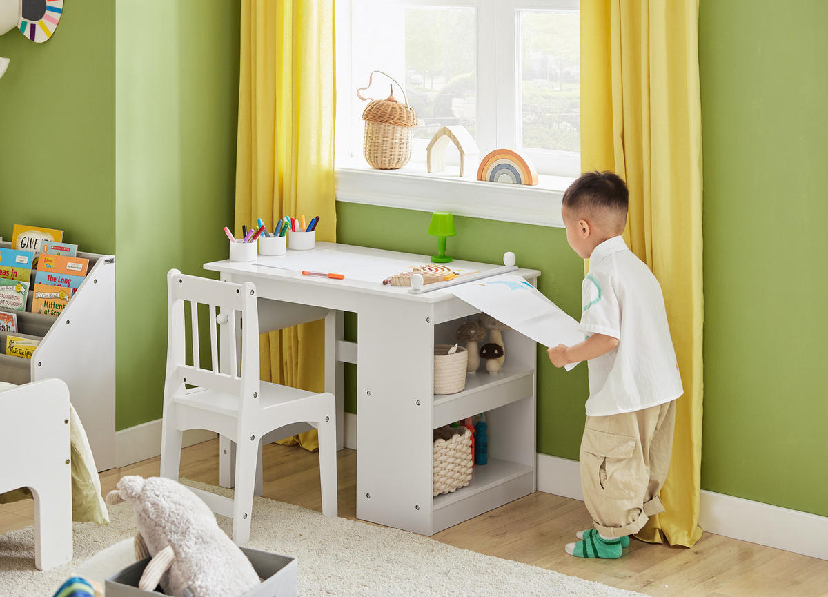 KINDERSITZGRUPPE Weiß - Weiß, Holzwerkstoff (80/65/54cm) - SoBuy