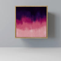 SIDEBOARD AURORA BOREALIS, Eichefarben, 57,5x42x57,5 cm, Ohne Füße - Eichefarben/Multicolor, Holzwerkstoff (57.5/57.5/42cm) - SpaceRebels