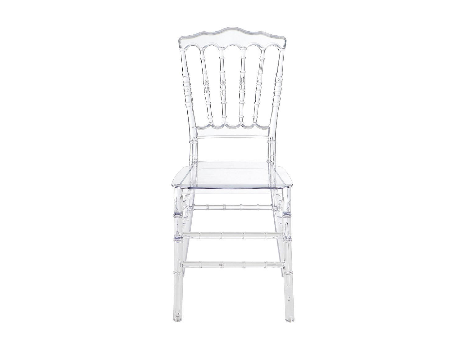 STUHL - 40 cmcm x 45 cmcm - Plastik - Transparent - AMBELON - Transparent, Kunststoff (40/91/45cm) - Vente-Unique