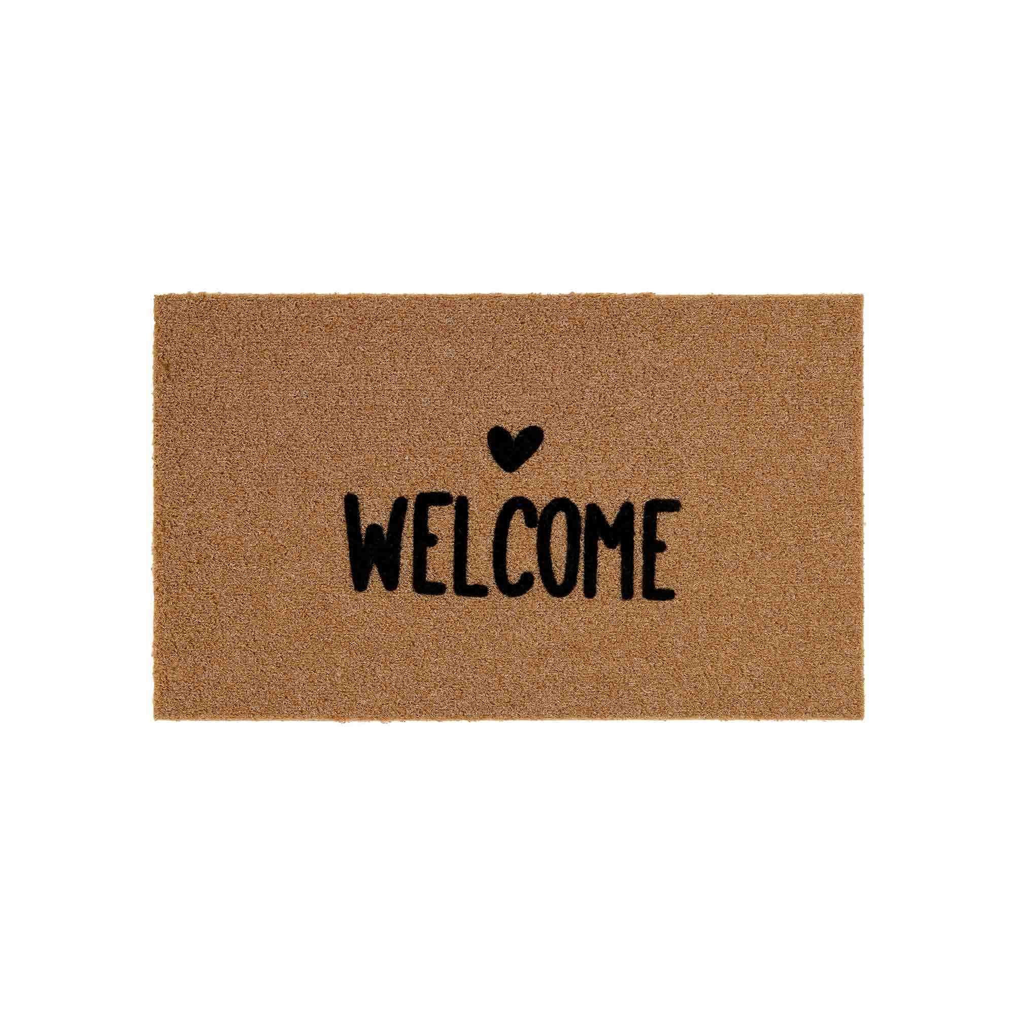 FUSSMATTE AUßEN POWER FLOCK - Sandfarben, Textil (45/75cm) - Astra