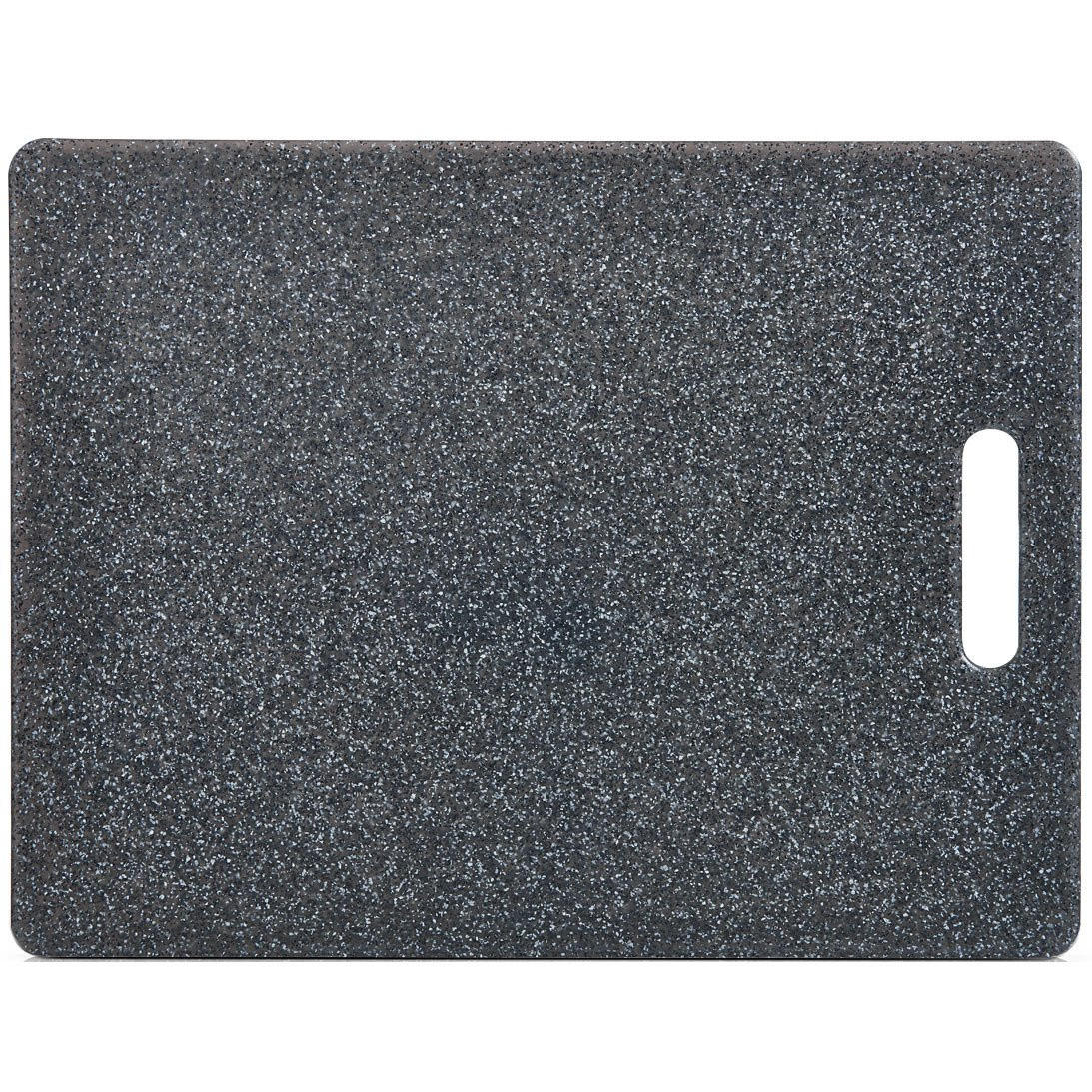 SCHNEIDEBRETT Granit 37/28 cm - Anthrazit, Kunststoff (28/37cm) - ZELLER