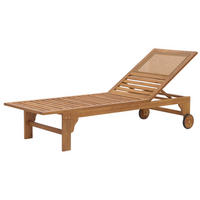 SONNENLIEGE Akazie Dekor - Akaziefarben, Holz (66/110/201cm) - MCW