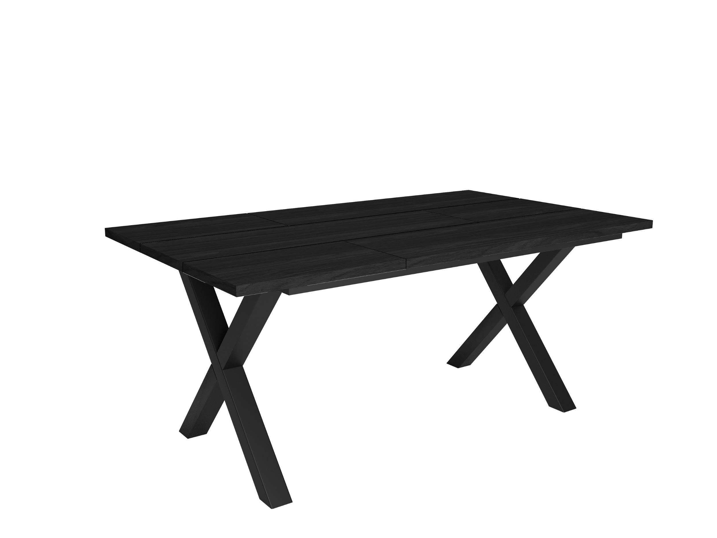 ESSZIMMERTISCH für 8 Gäste, schwarz, 167/90/75cm - Schwarz, Holzwerkstoff (90/167/75cm) - Skraut Home