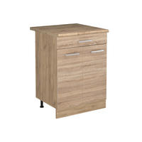 DULAP DE BAZĂ DE BUCĂTĂRIE R-Line, Sonoma/Stejar auriu, 60 cm cu sertar стільниця Золотий дуб - stejar miere/stejar Sonoma, compozit lemnos (60/81.6/60cm) - Vicco