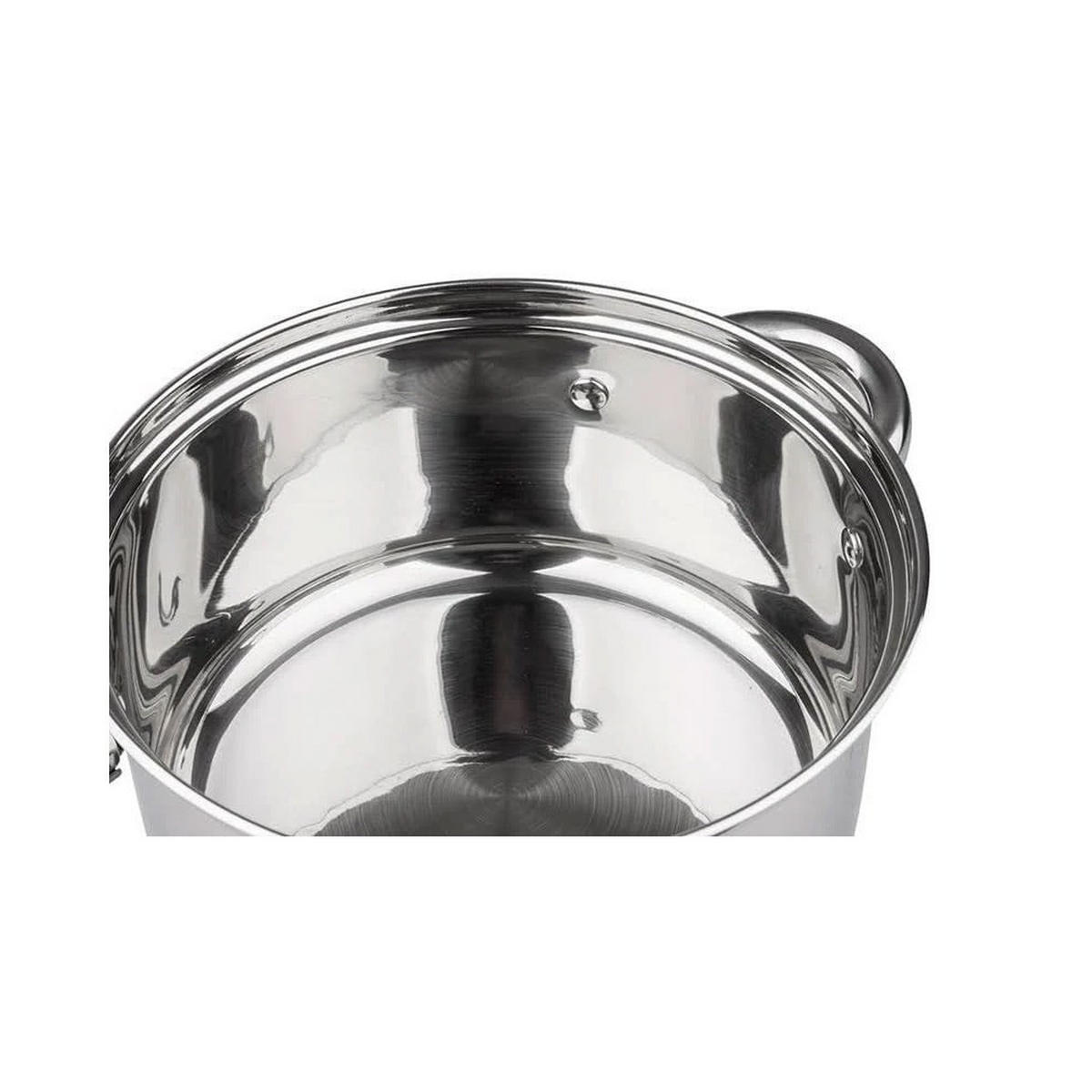 TOPF Silber 22/22/10 cm KH3329 - Silberfarben, Metall (22cm) - Kinghoff 
