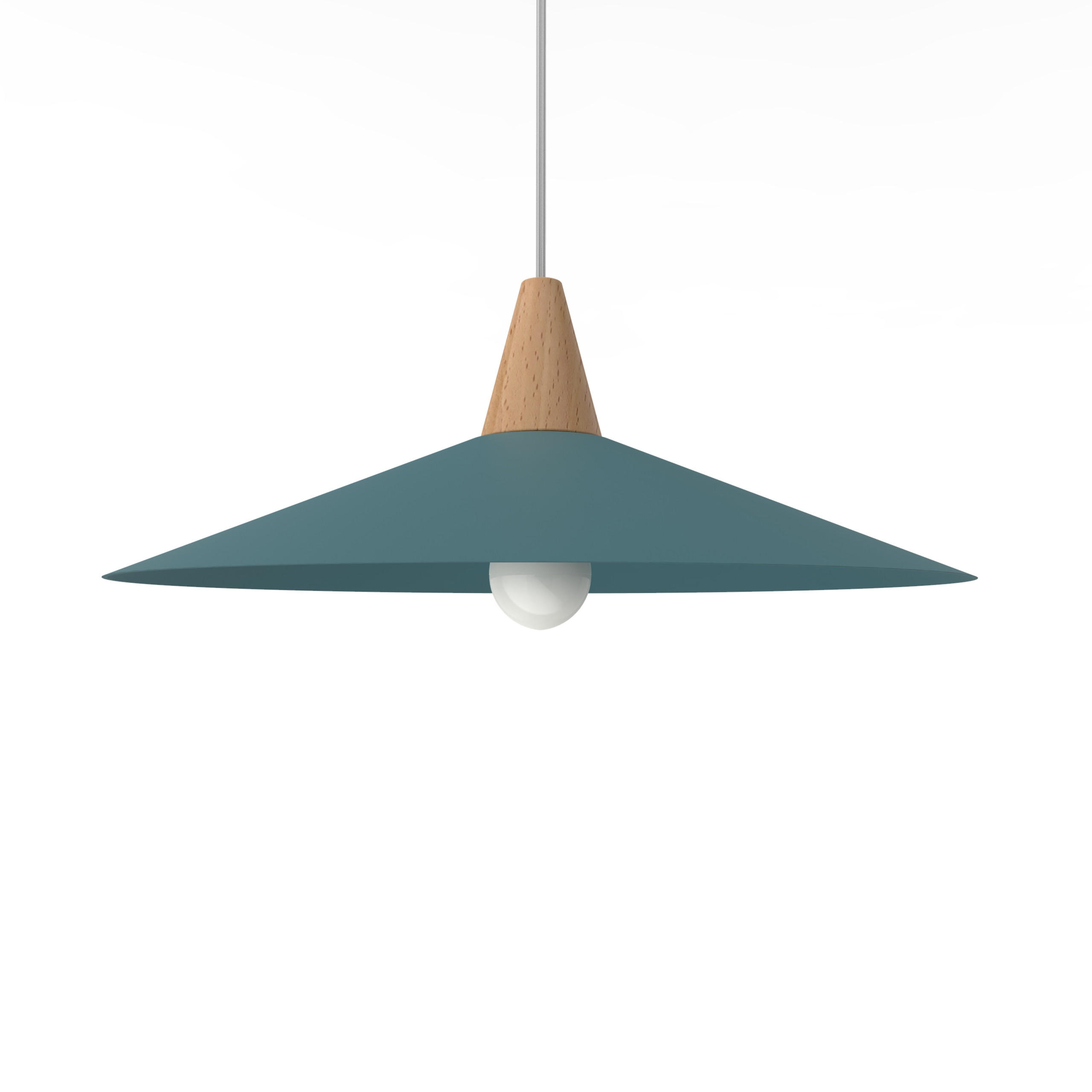 HÄNGELEUCHTE - Blau, Metall (40/40/15cm) - Lumicom