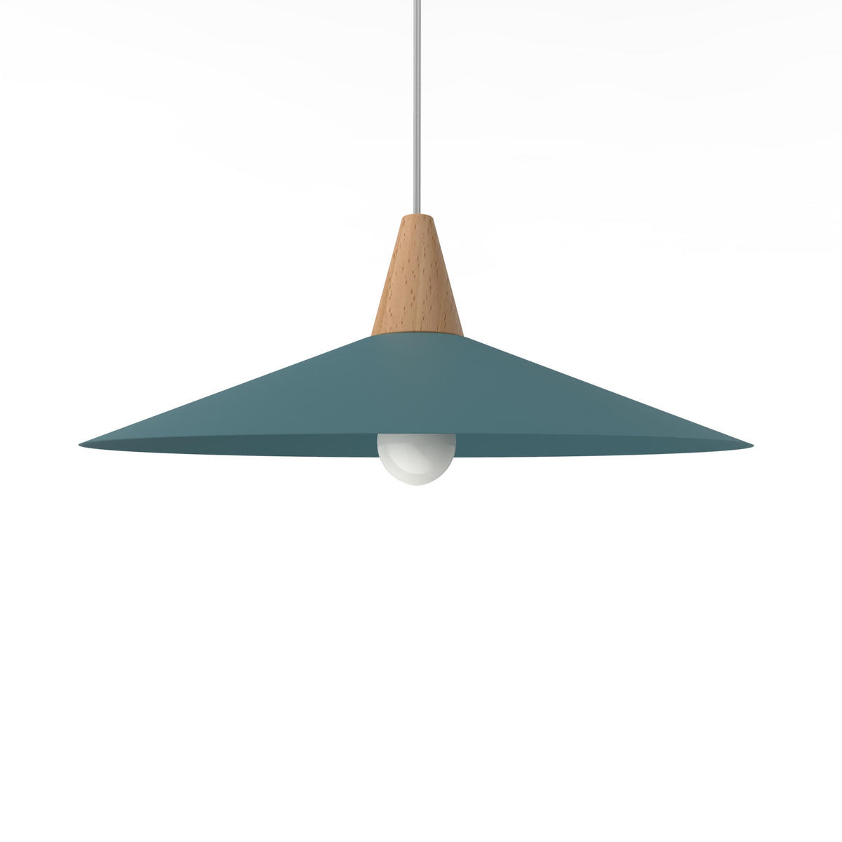 HÄNGELEUCHTE - Blau, Metall (40/40/15cm) - Lumicom