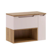 WASCHTISCHUNTERSCHRANK 80.4cm Riva Kaschmir - Beige, Holzwerkstoff (80.4/60/40cm) - Petits-meubles