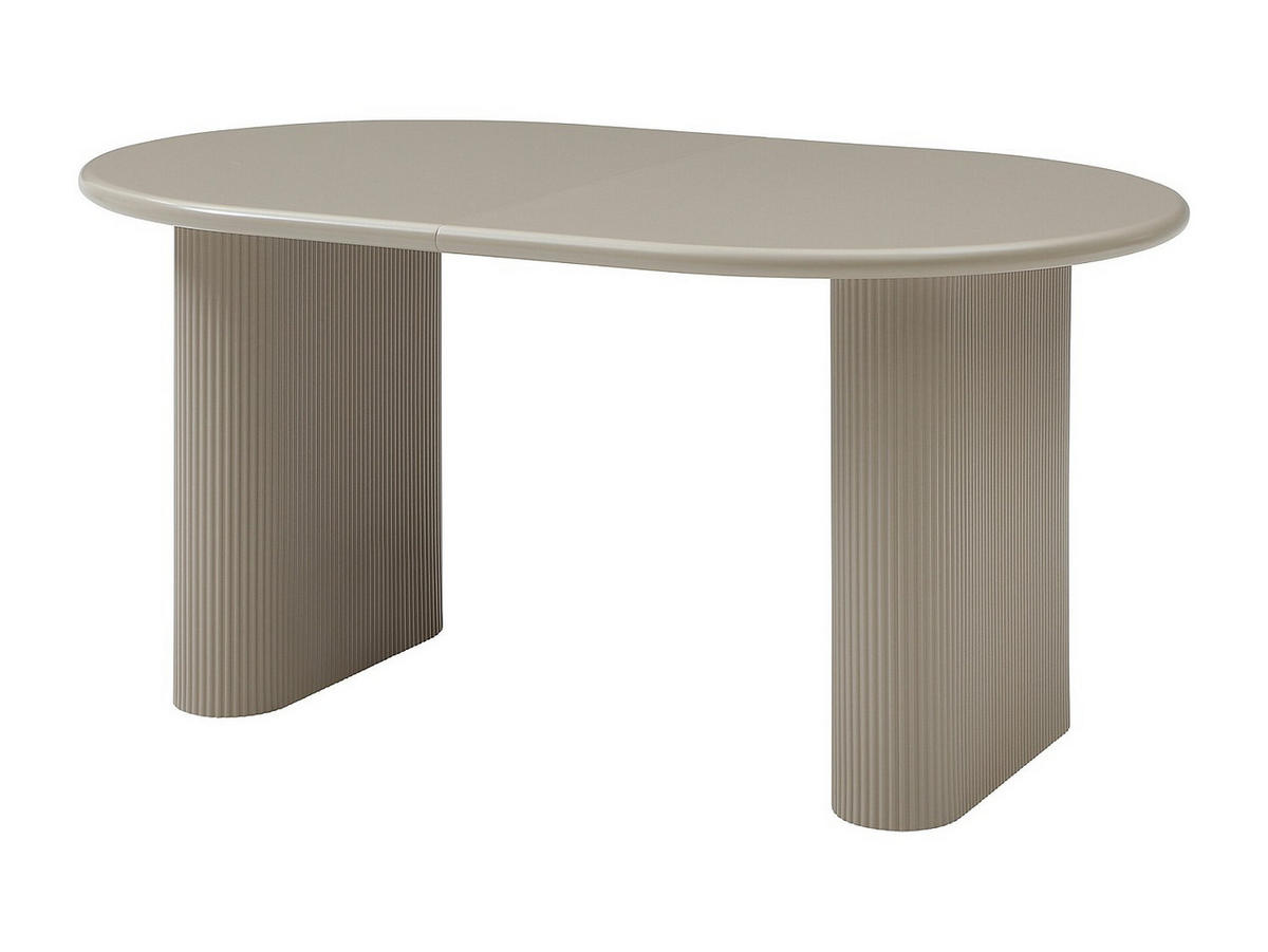 ESSTISCH - 6 Personen, 8 Personen, 10 Personen - holz - taupe Vorlina - Taupe, Holz (100/160/76cm) - Vente-Unique