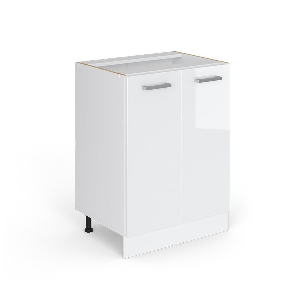 KUCHYŇSKÁ DVÍŘKA R-Line Bílá vysoký lesk - vysoce lesklá bílá, kompozitní dřevo (59.2/71.3/1.6cm) - Vicco