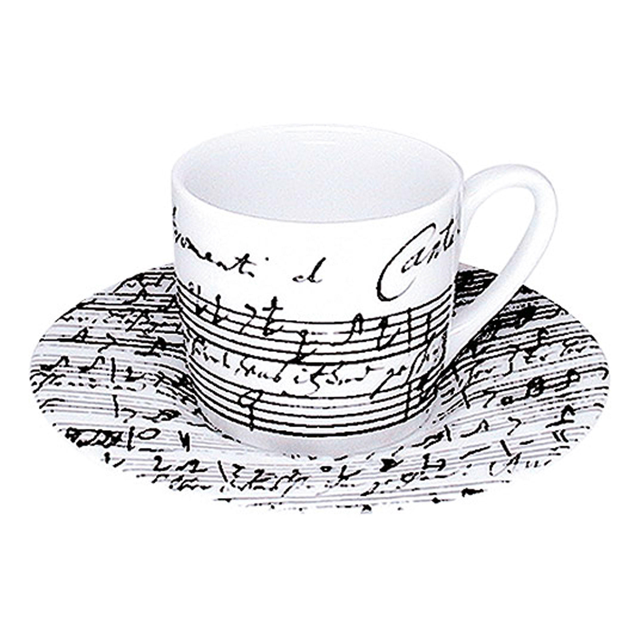 ESPRESSOTASSE Cafe Cantata Set, 2-tlg. - Naturfarben, Keramik (0.09L) - Könitz