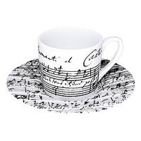 ESPRESSOTASSE Cafe Cantata Set, 2-tlg. - Naturfarben, Keramik (0.09L) - Könitz