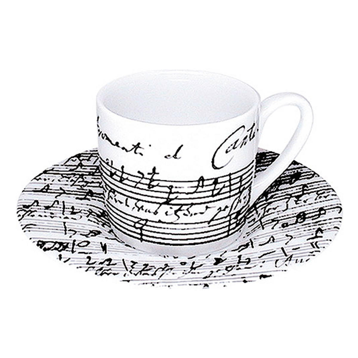 ESPRESSOTASSE Cafe Cantata Set, 2-tlg. - Naturfarben, Keramik (0.09L) - Könitz