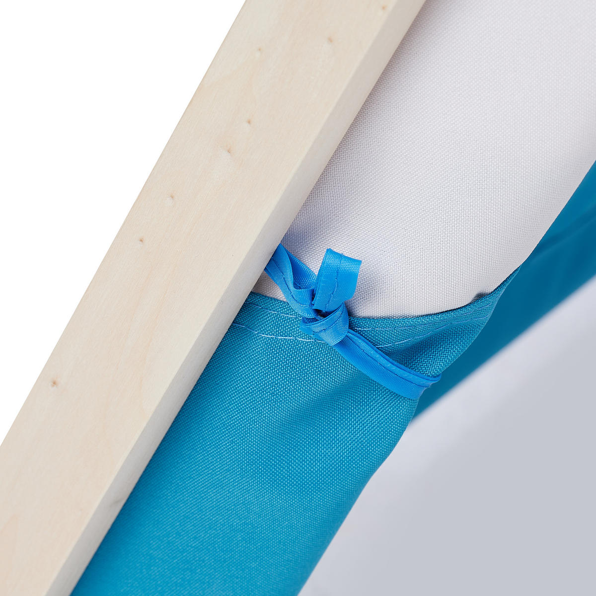 SPIELZELT - Multicolor, Holz/Textil (86/120cm) - Relaxdays
