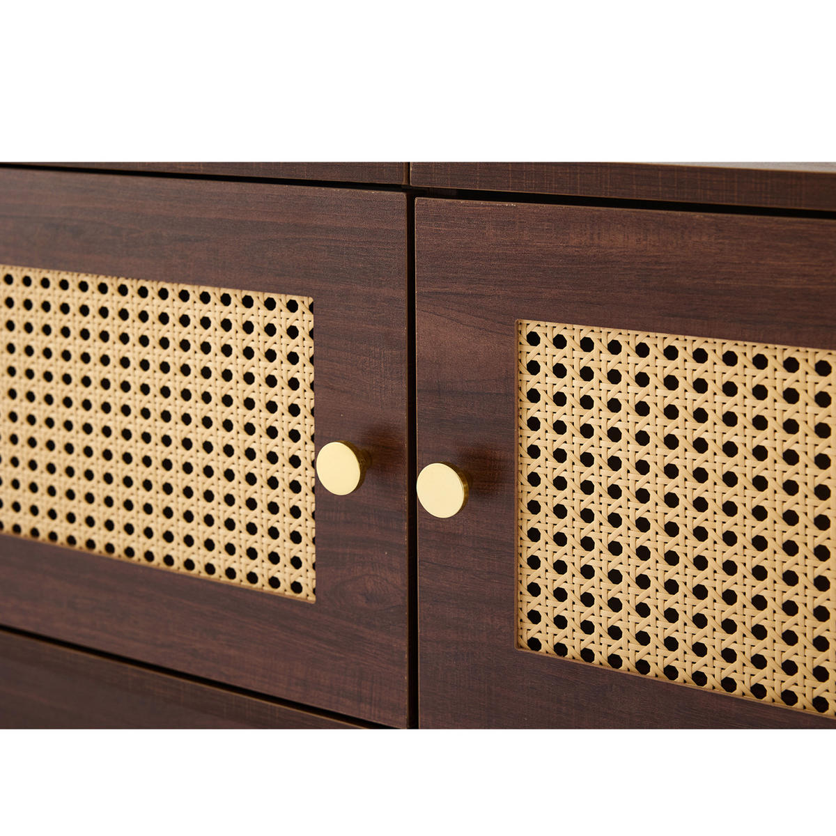 KOMODA rjava 180×35×44 cm - rjava, leseni material (35/44/180cm) - Urban Meuble
